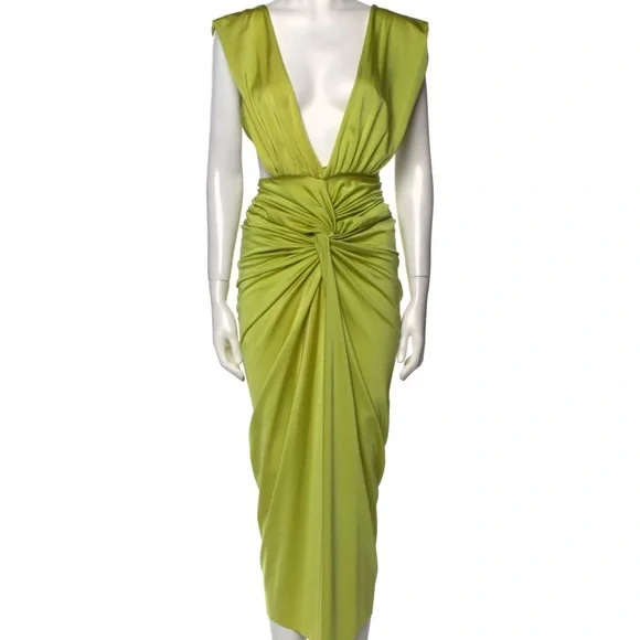 baobab green dresses with sleeves Baobab: Concha Dress main image 1
